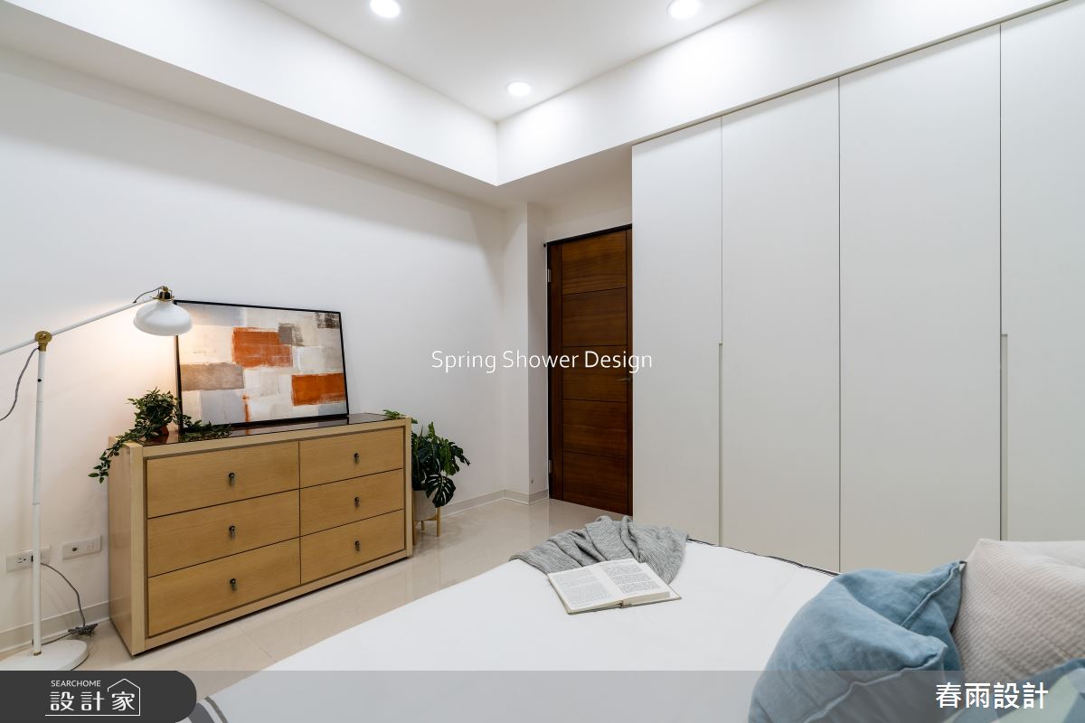 老屋(16~30年)＿現代風臥室案例圖片＿春雨設計＿春雨_239 月光別墅之24
