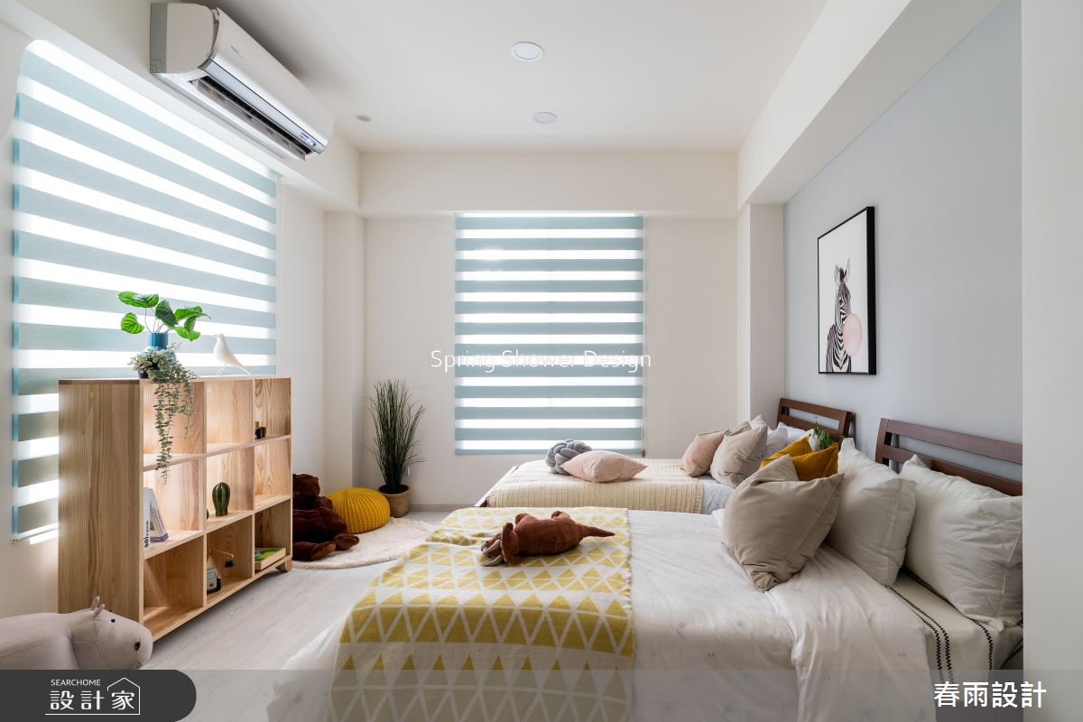 老屋(16~30年)＿現代風臥室案例圖片＿春雨設計＿春雨_239 月光別墅之26