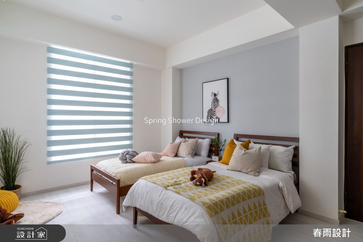 老屋(16~30年)＿現代風臥室案例圖片＿春雨設計＿春雨_239 月光別墅之27