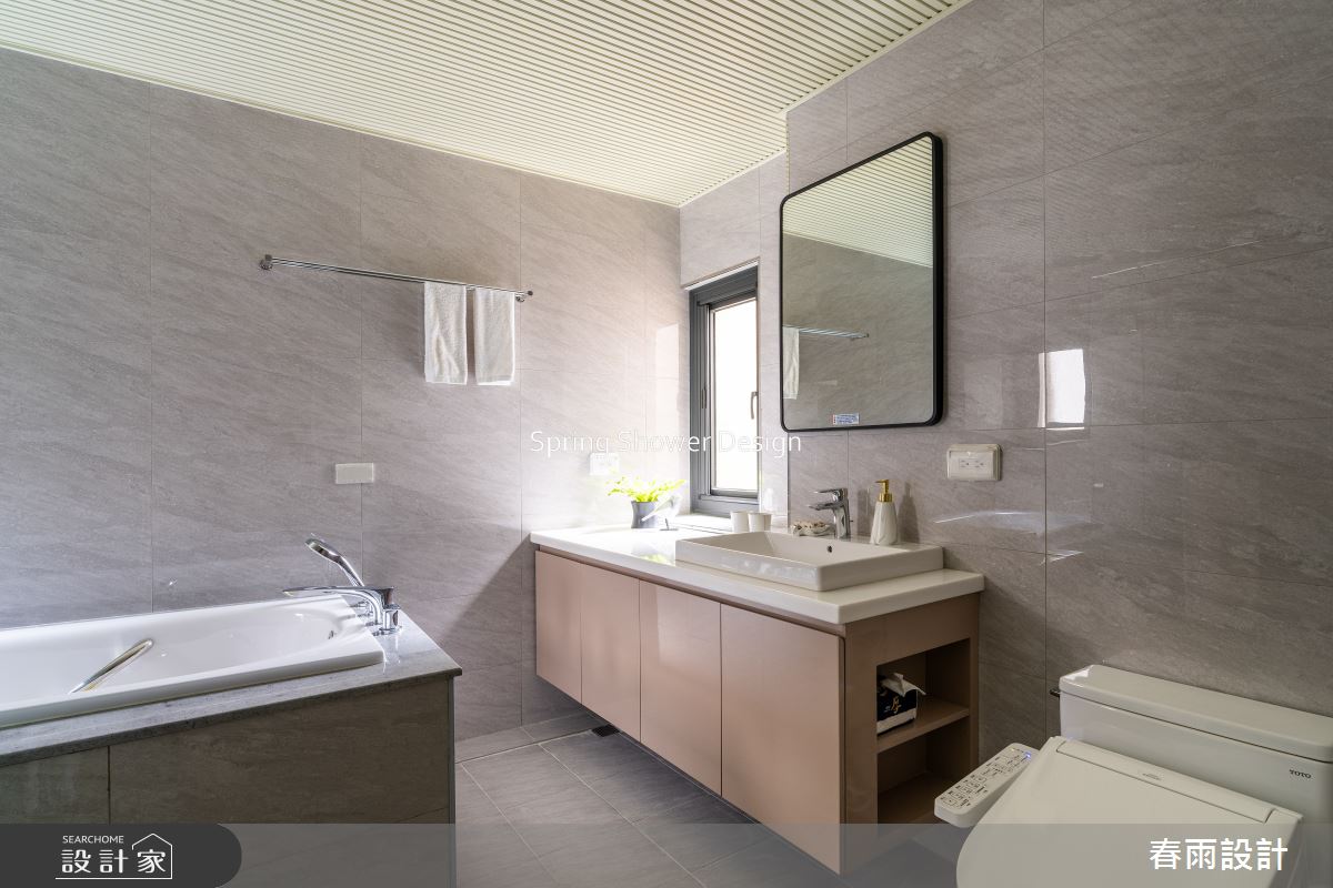 老屋(16~30年)＿現代風浴室案例圖片＿春雨設計＿春雨_239 月光別墅之37