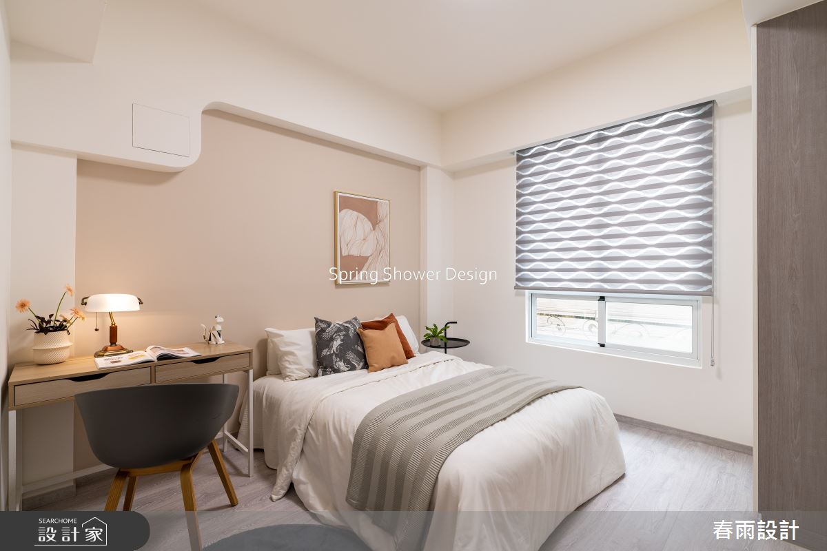 老屋(16~30年)＿現代風臥室案例圖片＿春雨設計＿春雨_239 月光別墅之40