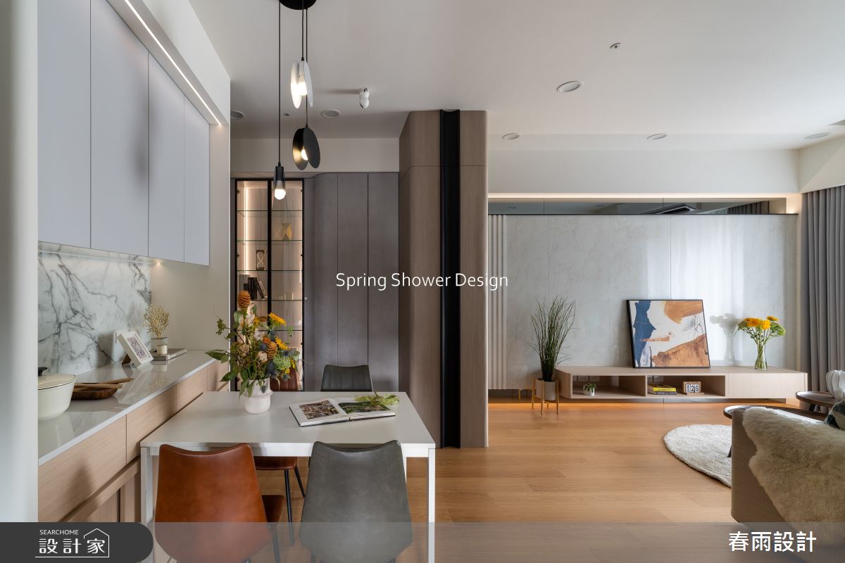 新成屋(5年以下)＿北歐風客廳餐廳案例圖片＿春雨設計＿春雨_240 東城大境之4