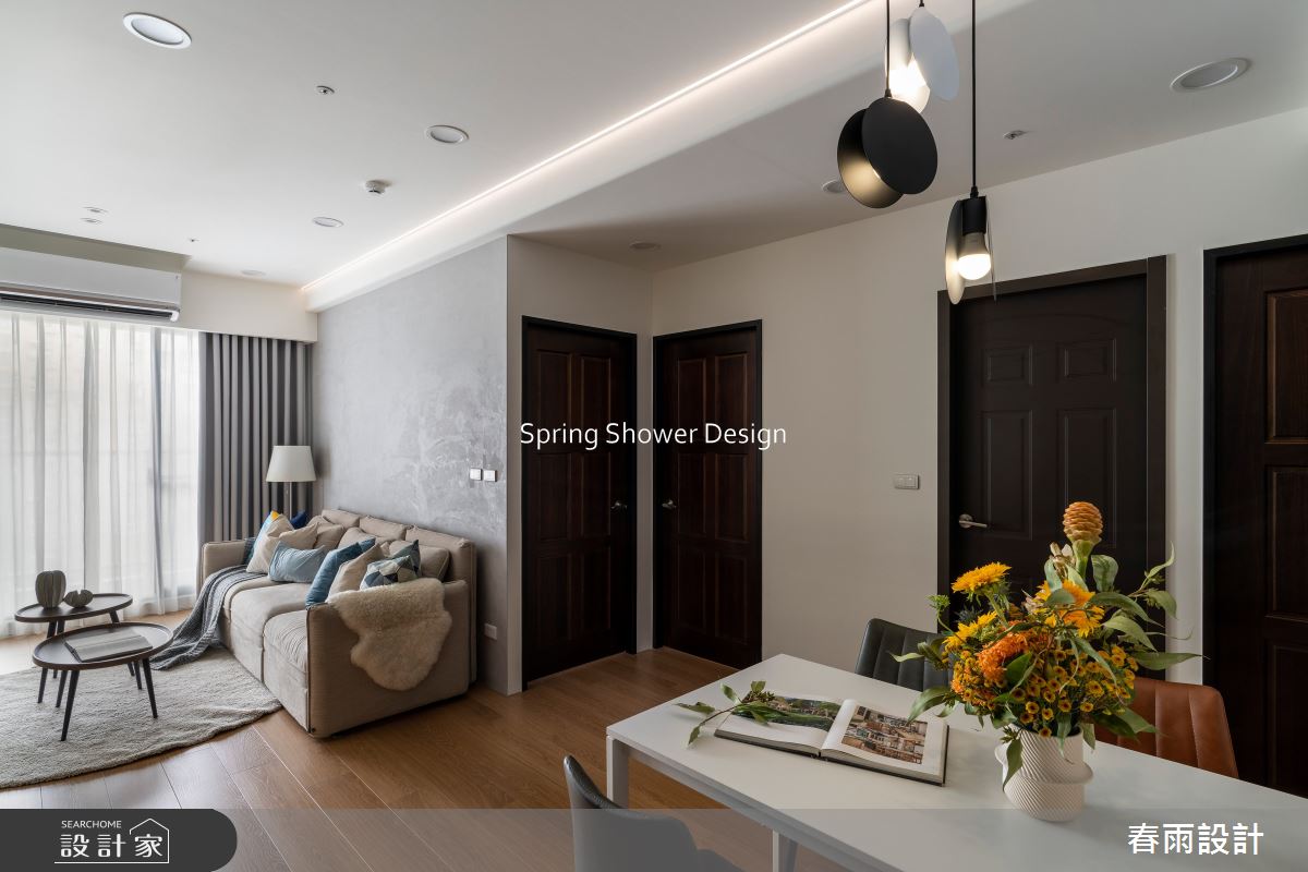 新成屋(5年以下)＿北歐風客廳餐廳案例圖片＿春雨設計＿春雨_240 東城大境之5