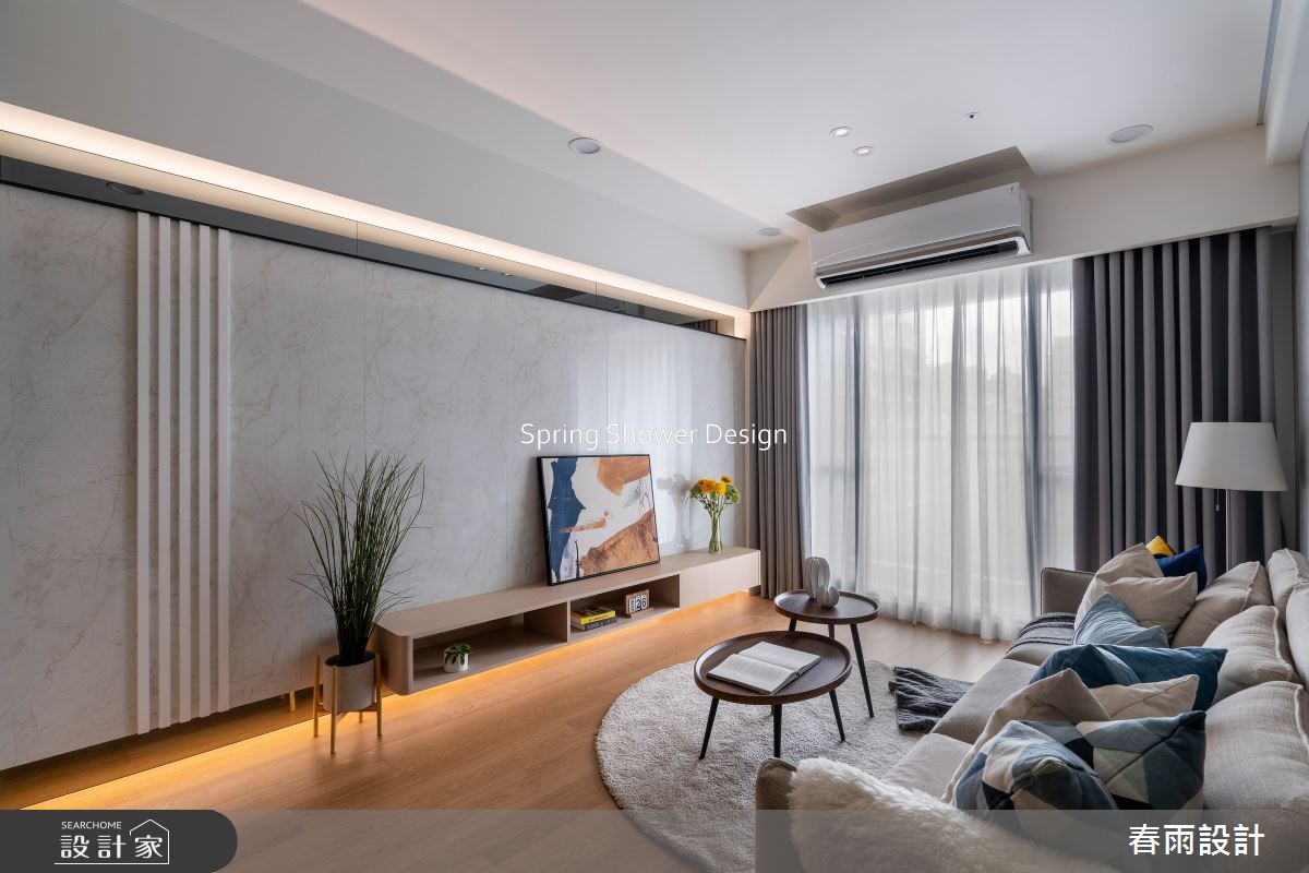 新成屋(5年以下)＿北歐風客廳案例圖片＿春雨設計＿春雨_240 東城大境之8