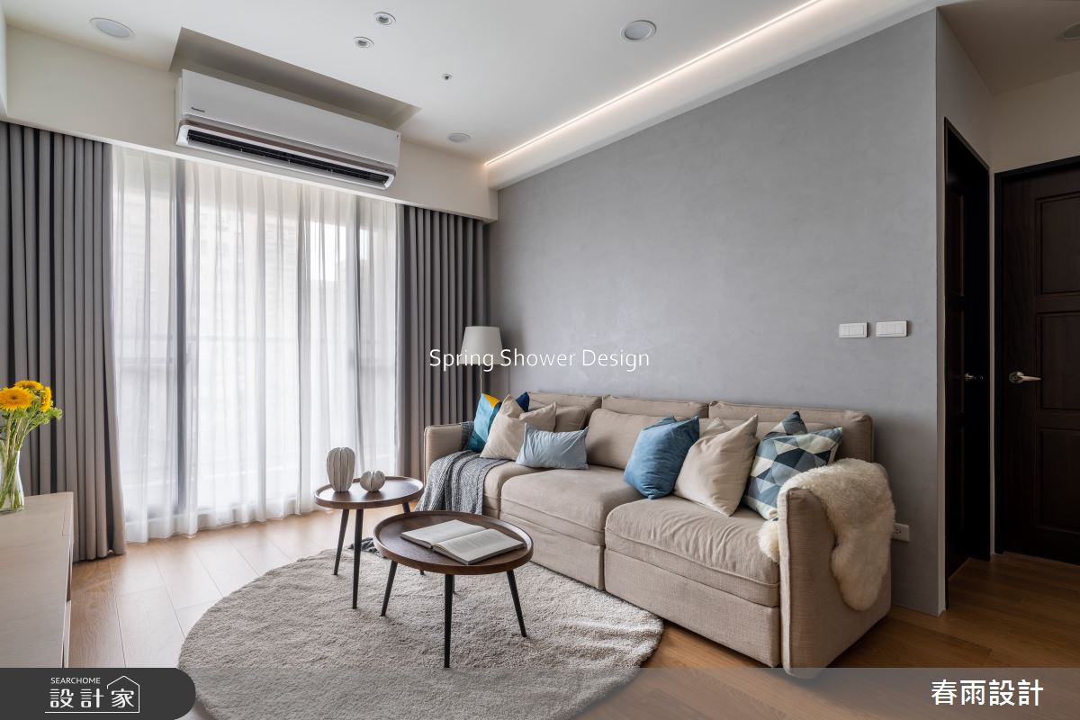 新成屋(5年以下)＿北歐風客廳案例圖片＿春雨設計＿春雨_240 東城大境之9