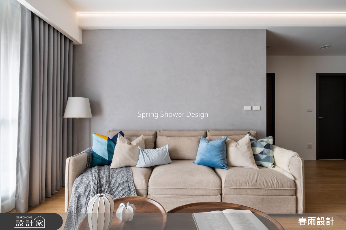 新成屋(5年以下)＿北歐風客廳案例圖片＿春雨設計＿春雨_240 東城大境之10