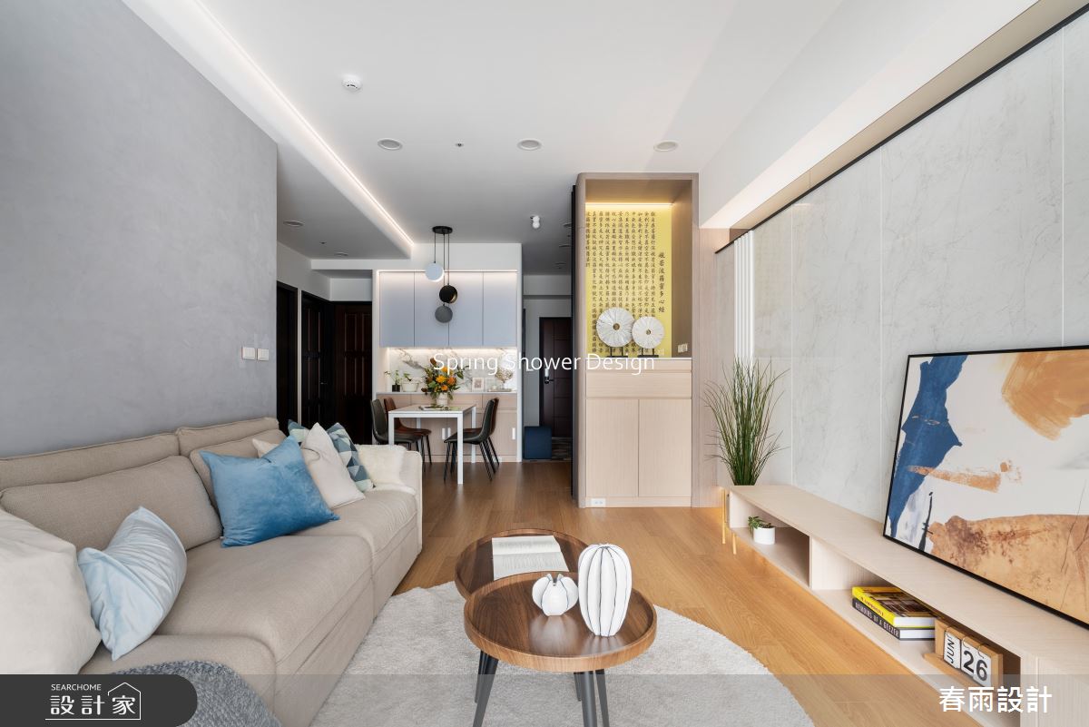 新成屋(5年以下)＿北歐風客廳案例圖片＿春雨設計＿春雨_240 東城大境之12