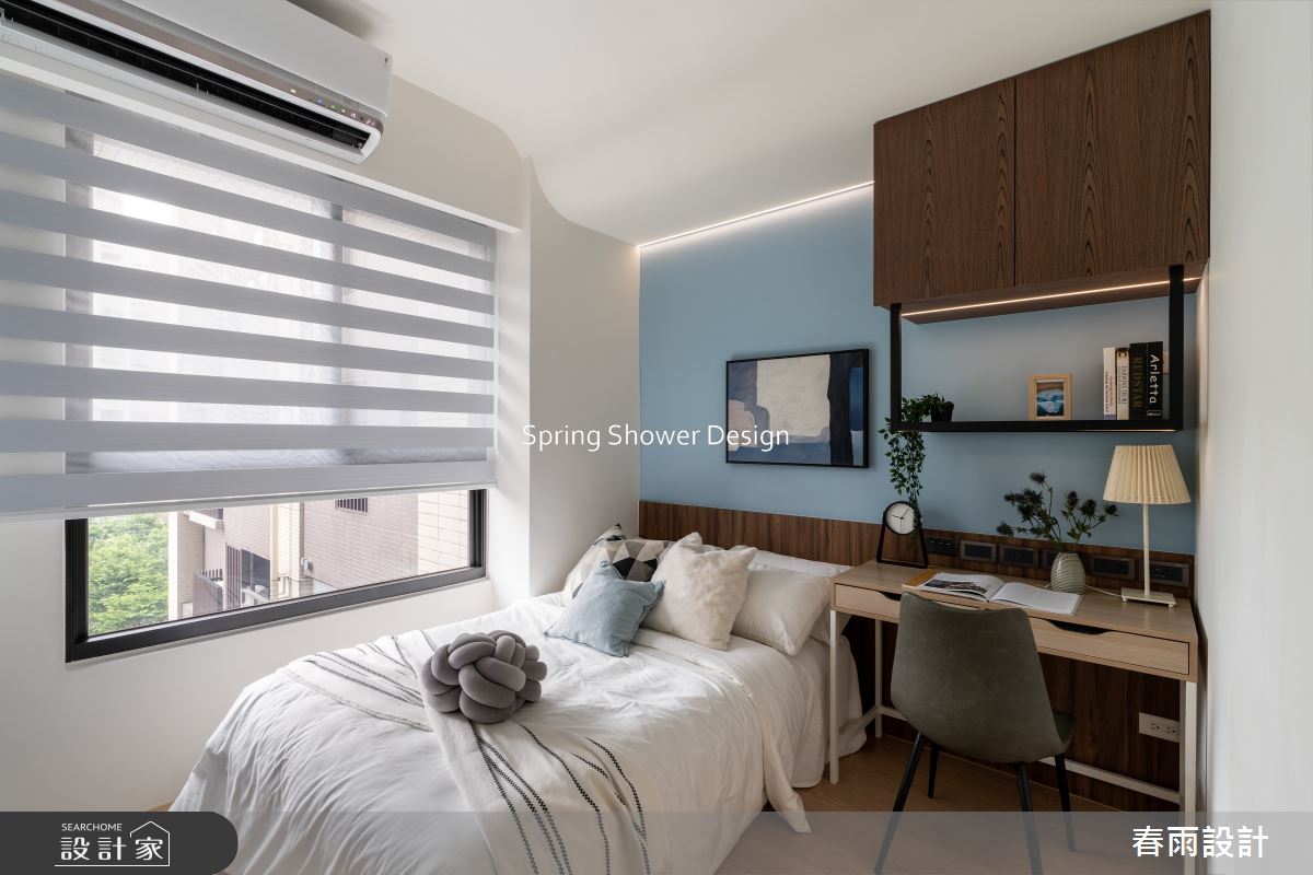 新成屋(5年以下)＿北歐風臥室案例圖片＿春雨設計＿春雨_240 東城大境之23
