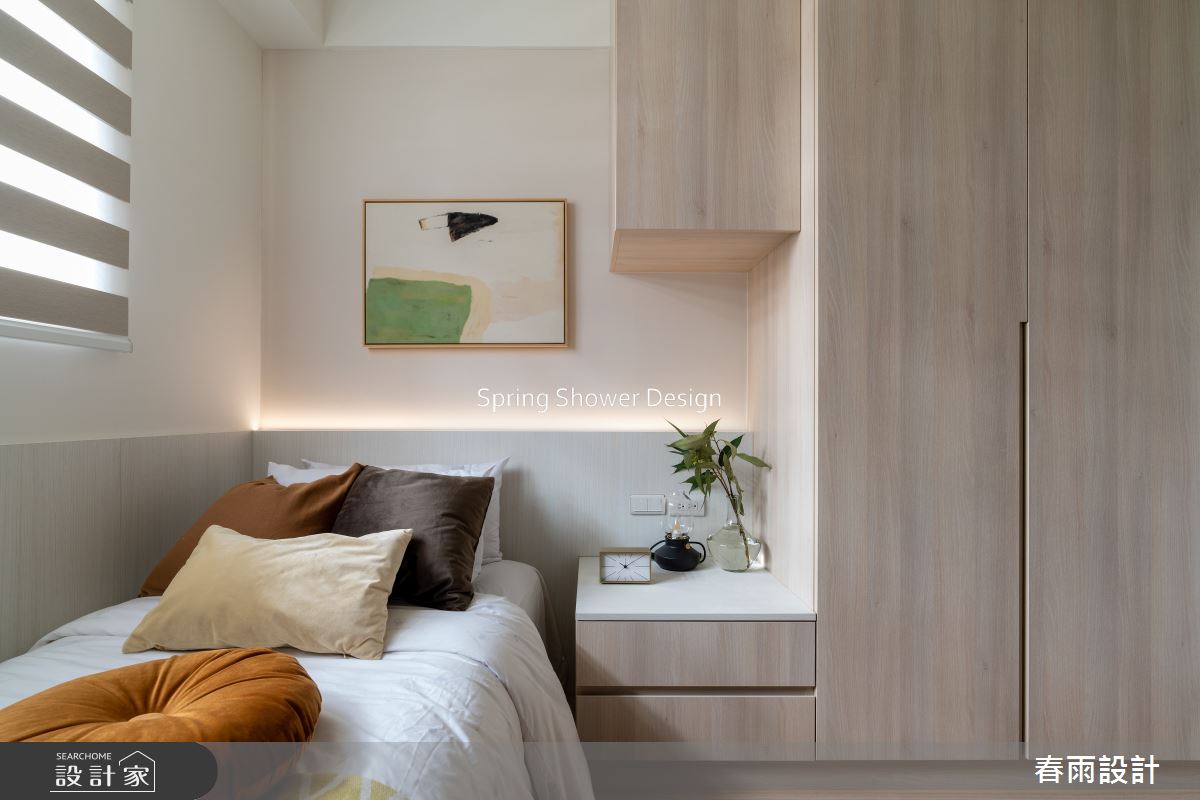 新成屋(5年以下)＿北歐風臥室案例圖片＿春雨設計＿春雨_240 東城大境之29