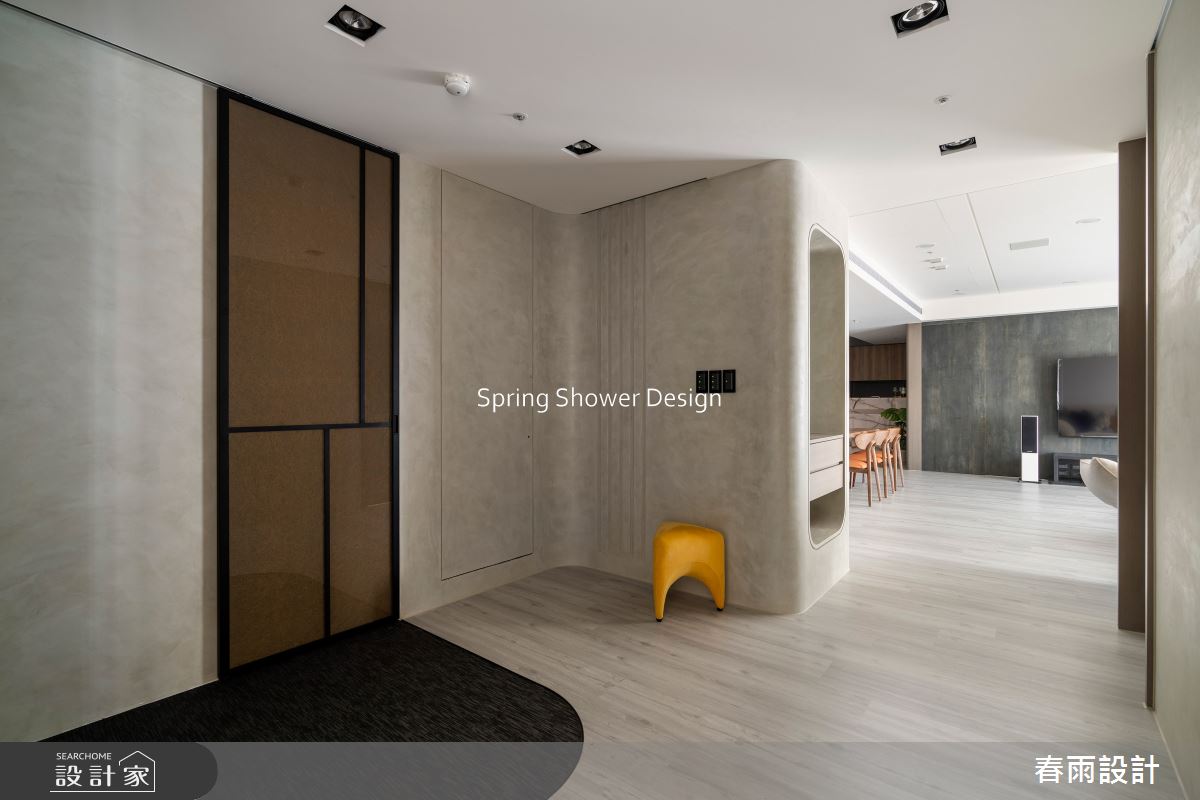 中古屋(5~15年)＿現代風玄關客廳案例圖片＿春雨設計＿春雨_241 悅龍莊之2