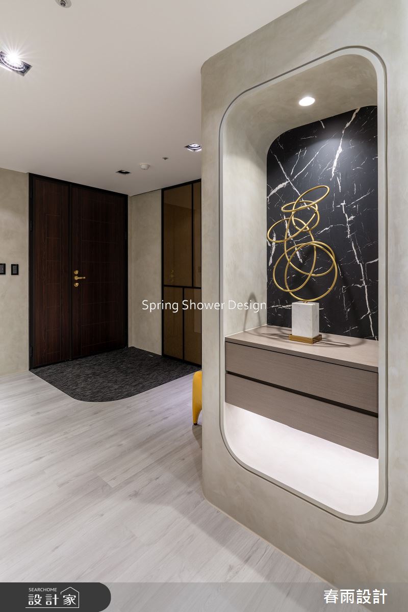 中古屋(5~15年)＿現代風玄關案例圖片＿春雨設計＿春雨_241 悅龍莊之5