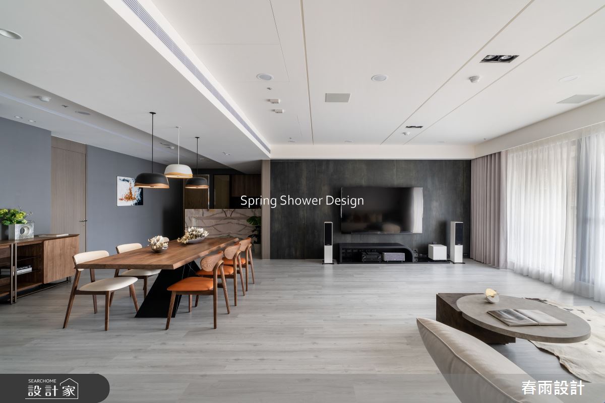 中古屋(5~15年)＿現代風客廳餐廳案例圖片＿春雨設計＿春雨_241 悅龍莊之7