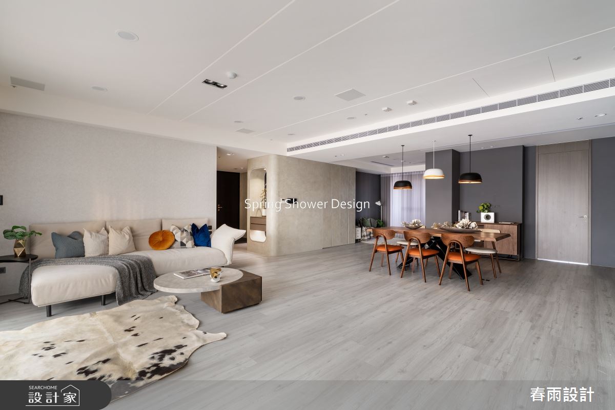 中古屋(5~15年)＿現代風客廳餐廳案例圖片＿春雨設計＿春雨_241 悅龍莊之10