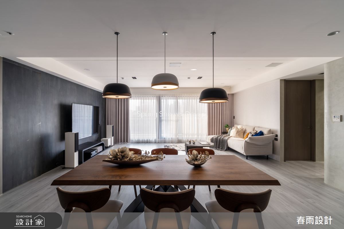 中古屋(5~15年)＿現代風客廳餐廳案例圖片＿春雨設計＿春雨_241 悅龍莊之14