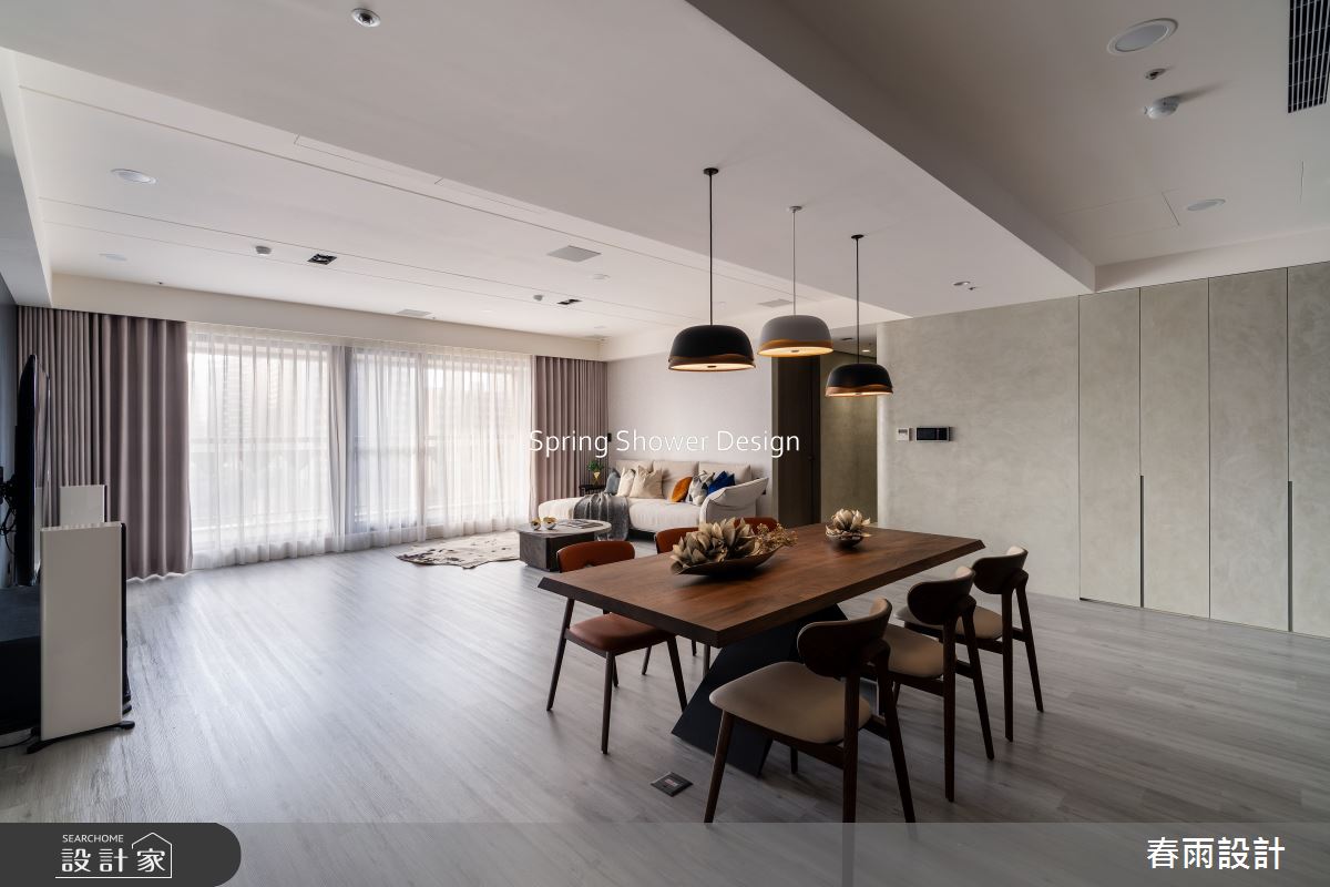 中古屋(5~15年)＿現代風客廳餐廳案例圖片＿春雨設計＿春雨_241 悅龍莊之16
