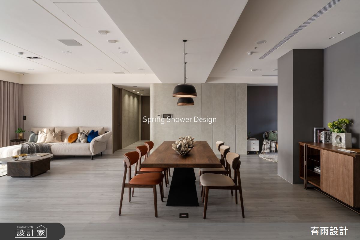 中古屋(5~15年)＿現代風客廳餐廳案例圖片＿春雨設計＿春雨_241 悅龍莊之17