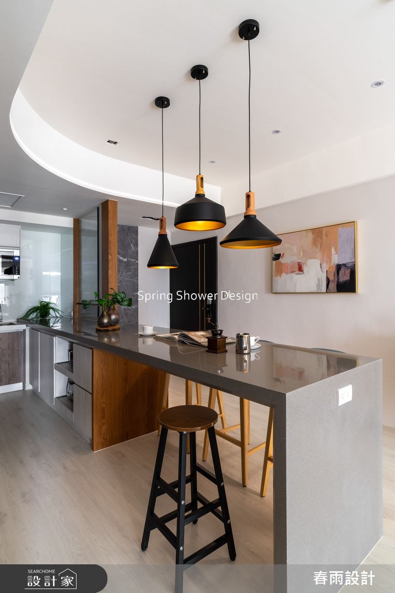 新成屋(5年以下)＿休閒風吧檯案例圖片＿春雨設計＿春雨_242 遠雄之星1之5