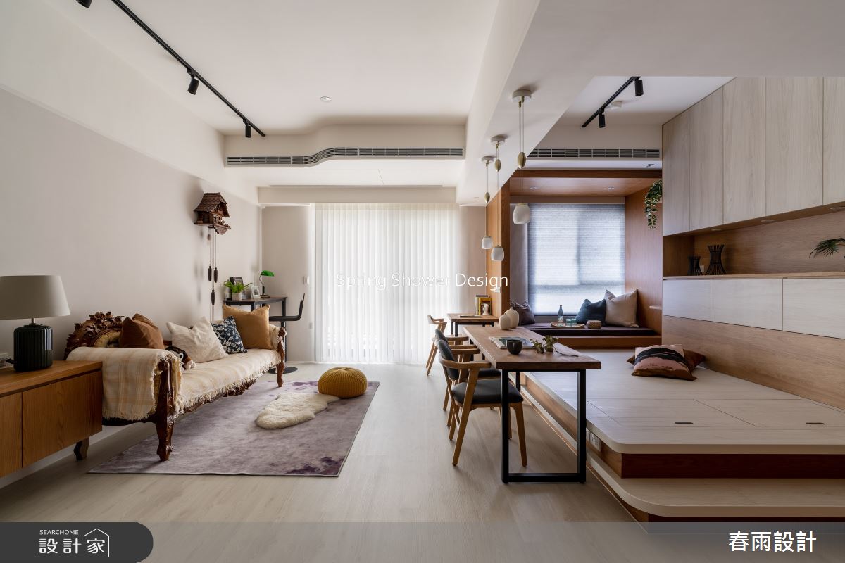 新成屋(5年以下)＿休閒風客廳和室多功能室案例圖片＿春雨設計＿春雨_242 遠雄之星1之16