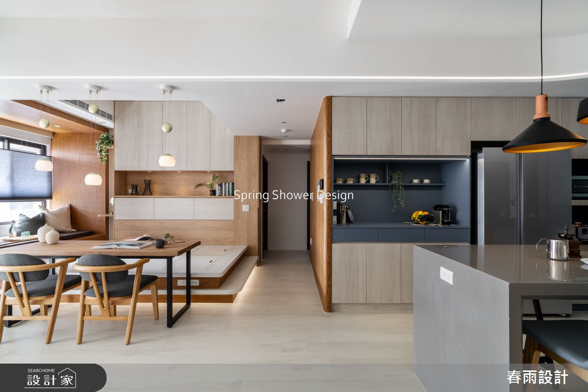 新成屋(5年以下)＿休閒風餐廳吧檯書房多功能室案例圖片＿春雨設計＿春雨_242 遠雄之星1之17