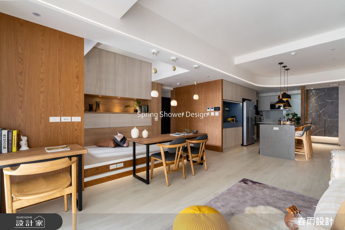 新成屋(5年以下)＿休閒風餐廳廚房吧檯多功能室案例圖片＿春雨設計＿春雨_242 遠雄之星1之24