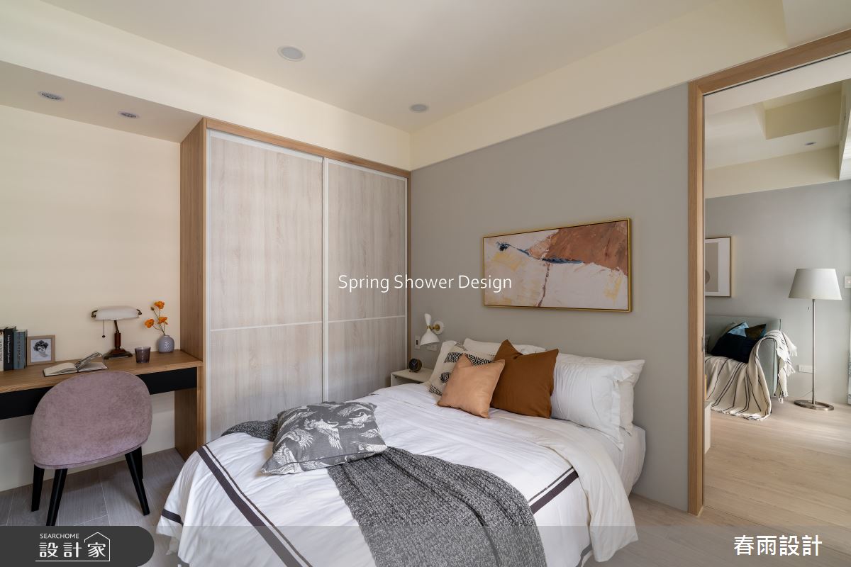 新成屋(5年以下)＿休閒風臥室案例圖片＿春雨設計＿春雨_243 遠雄之星之31