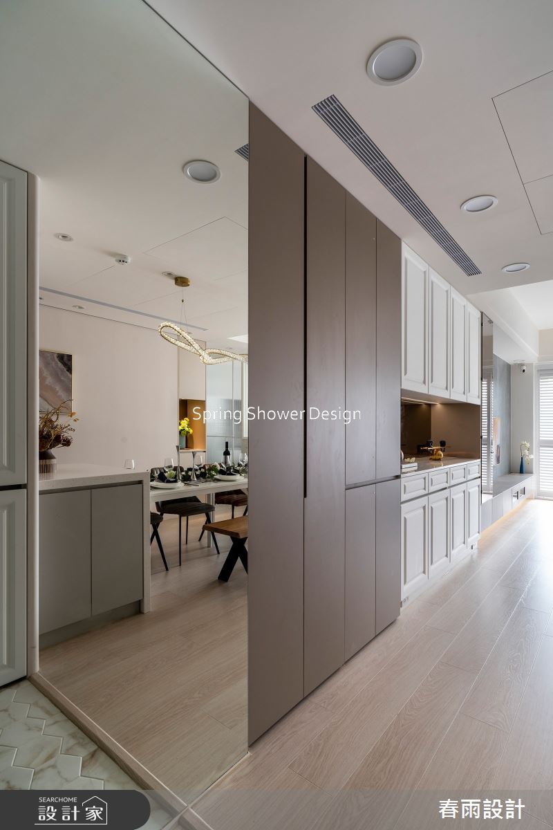 中古屋(5~15年)＿美式風玄關案例圖片＿春雨設計＿春雨_244 遠雄文青之3