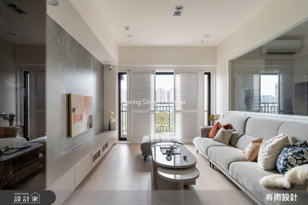 中古屋(5~15年)＿美式風客廳案例圖片＿春雨設計＿春雨_244 遠雄文青之7