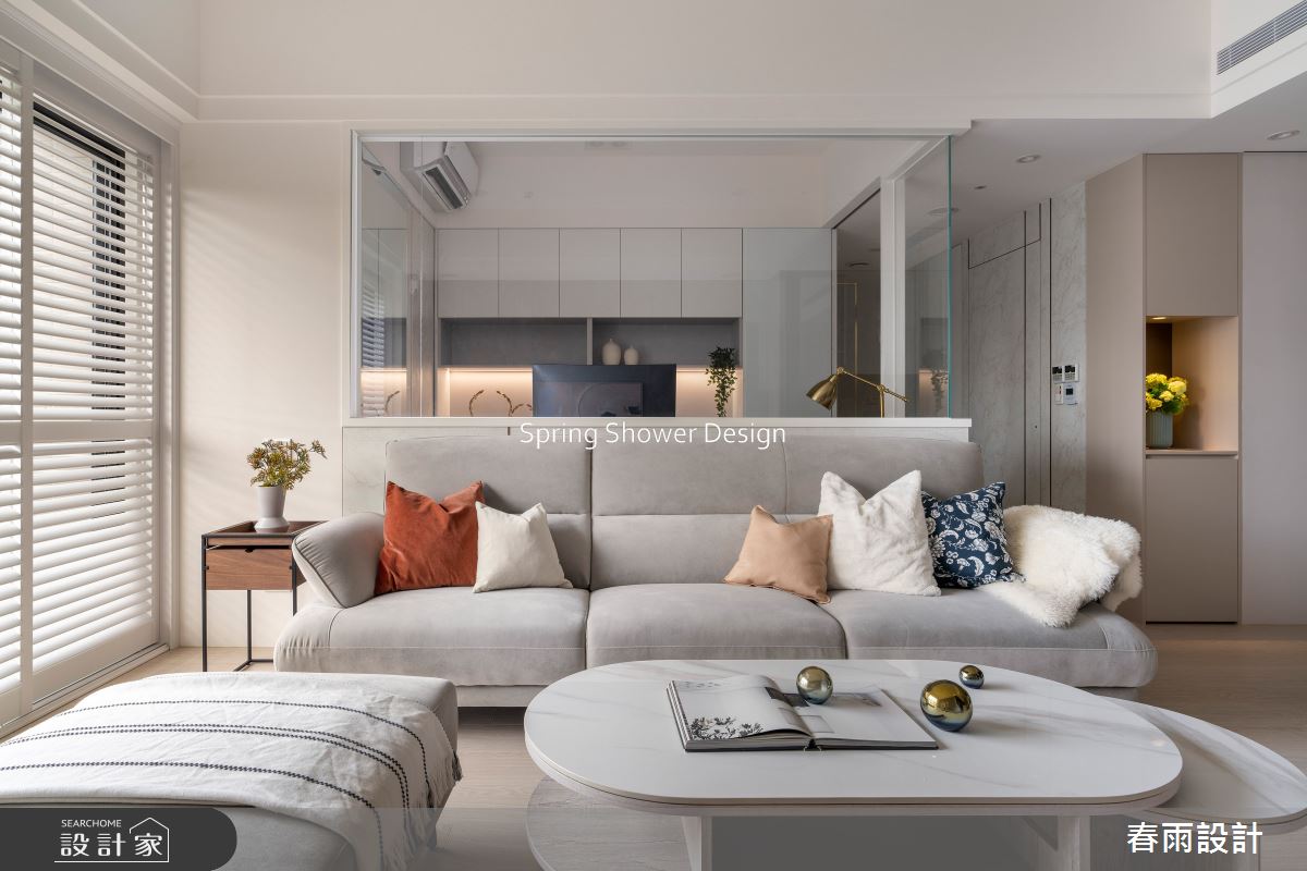 中古屋(5~15年)＿美式風客廳案例圖片＿春雨設計＿春雨_244 遠雄文青之9