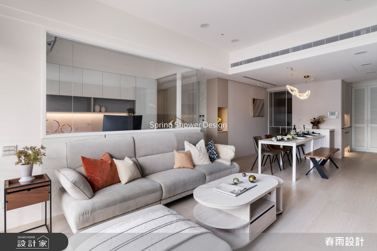 中古屋(5~15年)＿美式風客廳餐廳案例圖片＿春雨設計＿春雨_244 遠雄文青之10