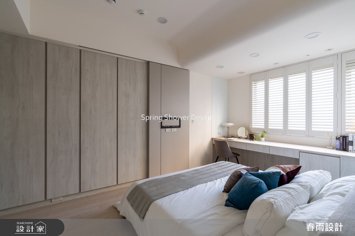 中古屋(5~15年)＿美式風臥室案例圖片＿春雨設計＿春雨_244 遠雄文青之26