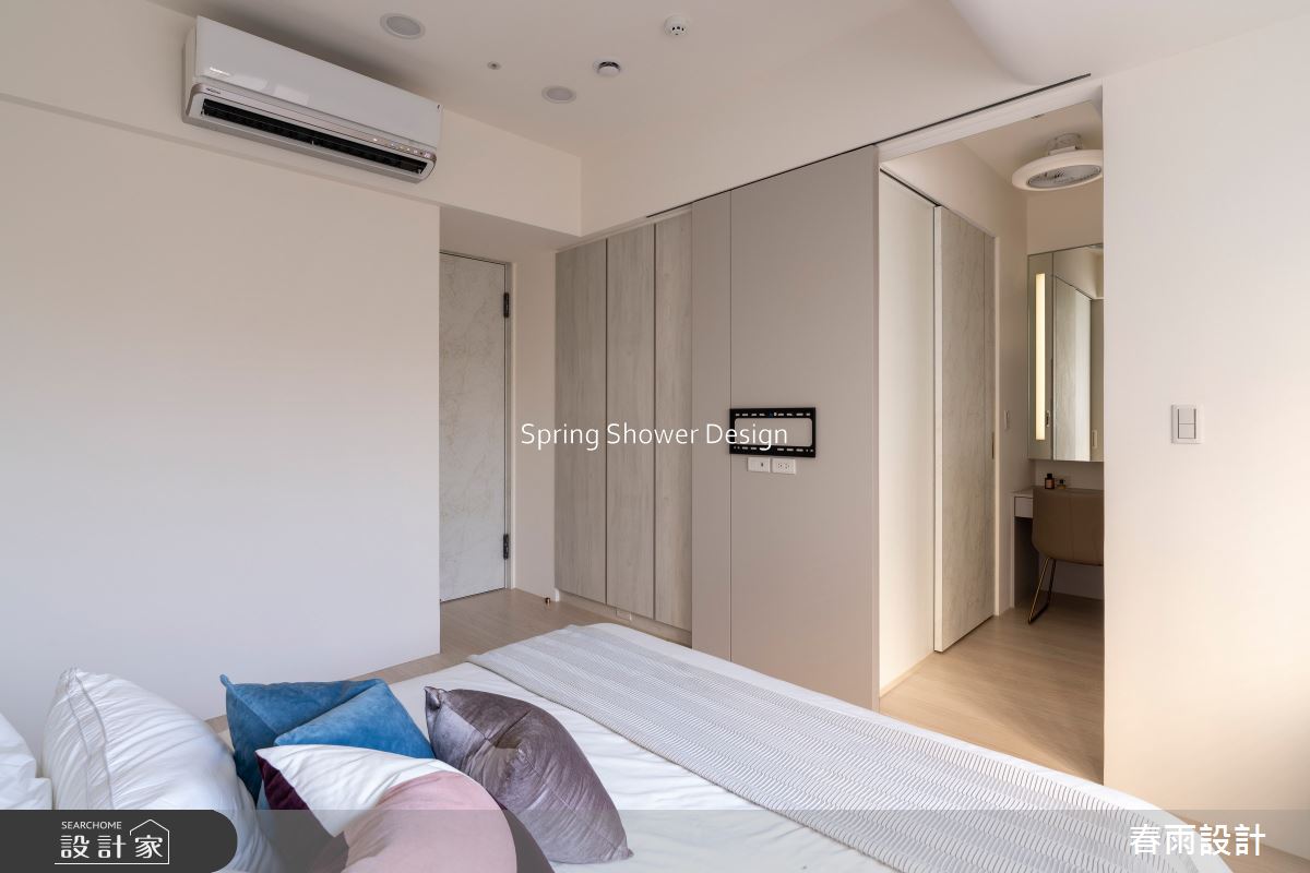 中古屋(5~15年)＿美式風臥室更衣間案例圖片＿春雨設計＿春雨_244 遠雄文青之28