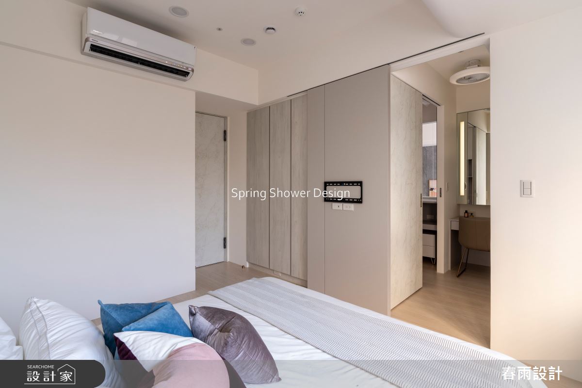 中古屋(5~15年)＿美式風臥室更衣間浴室案例圖片＿春雨設計＿春雨_244 遠雄文青之29