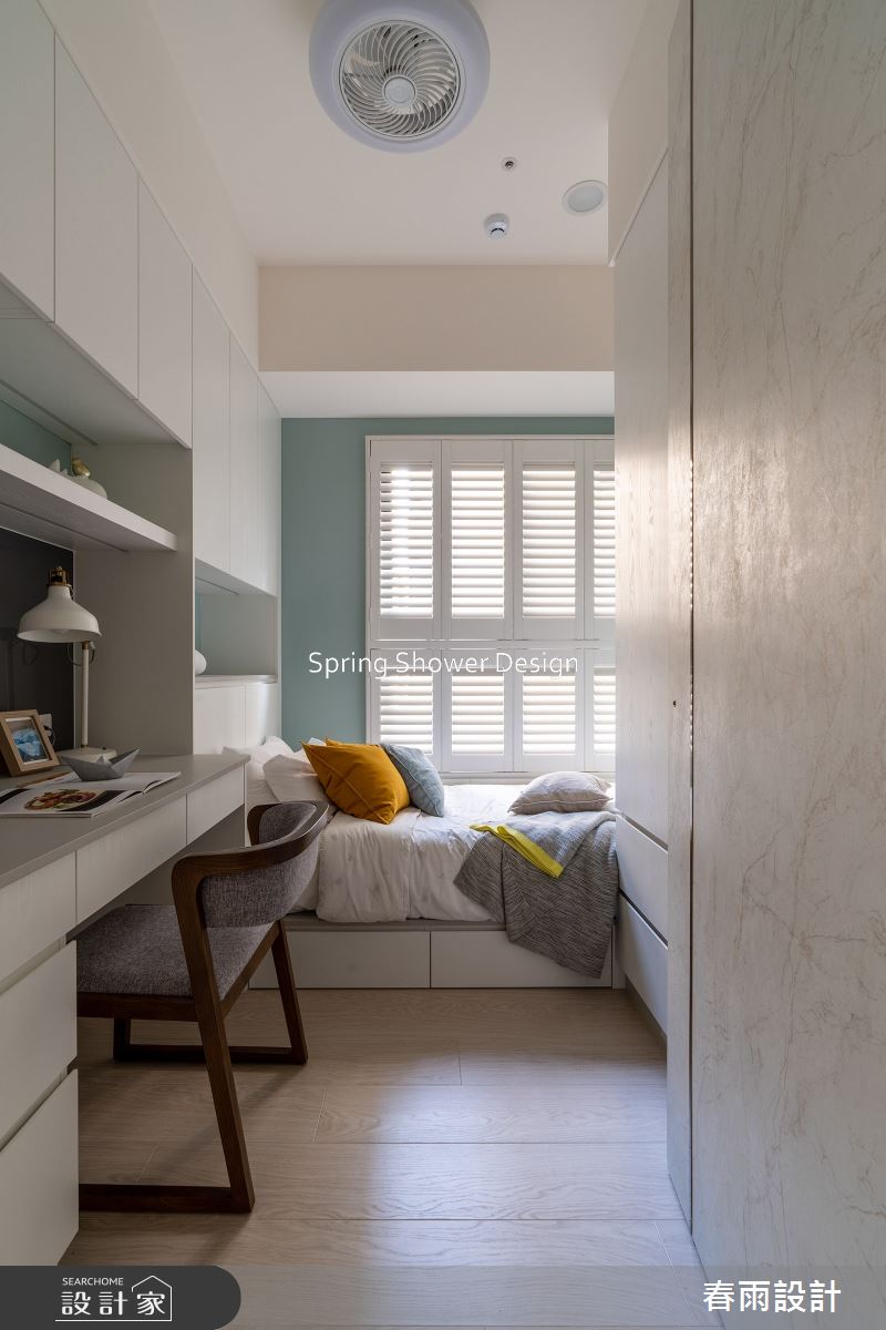 中古屋(5~15年)＿美式風臥室案例圖片＿春雨設計＿春雨_244 遠雄文青之37