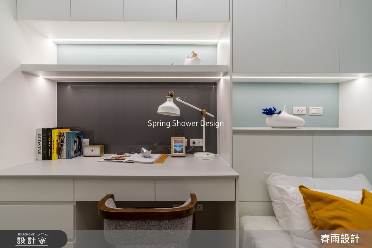 中古屋(5~15年)＿美式風臥室案例圖片＿春雨設計＿春雨_244 遠雄文青之39