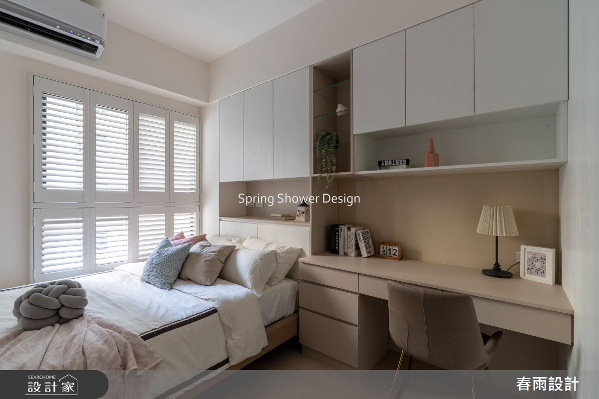 中古屋(5~15年)＿美式風臥室案例圖片＿春雨設計＿春雨_244 遠雄文青之41