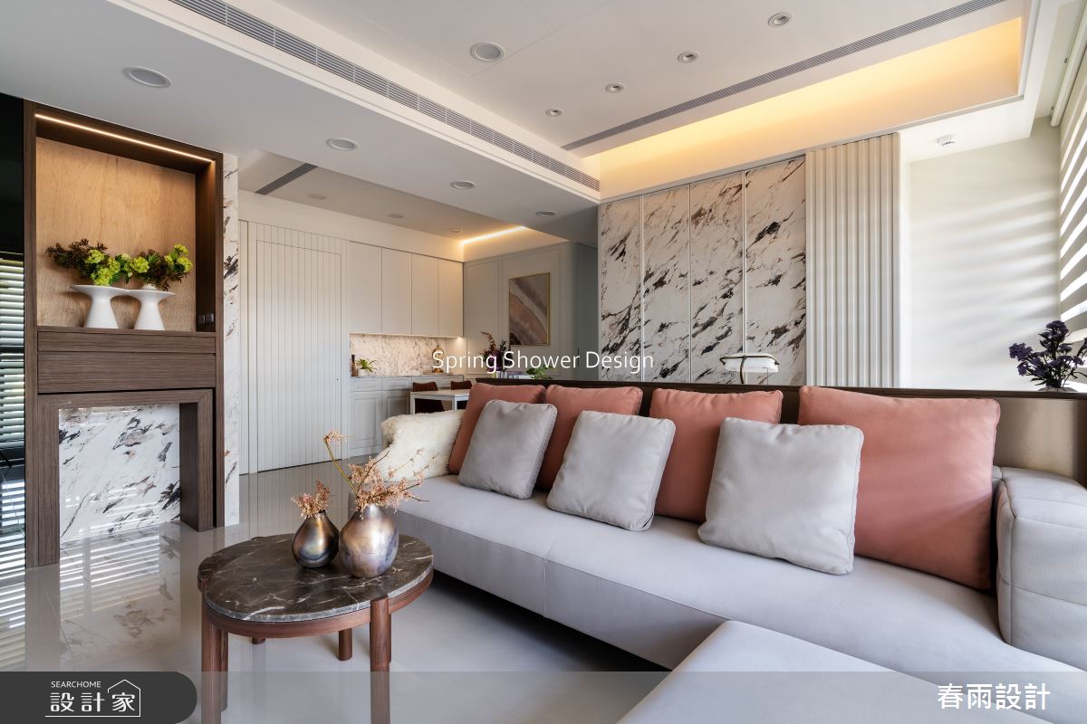 新成屋(5年以下)＿美式風客廳案例圖片＿春雨設計＿春雨_246 大安王公館之11