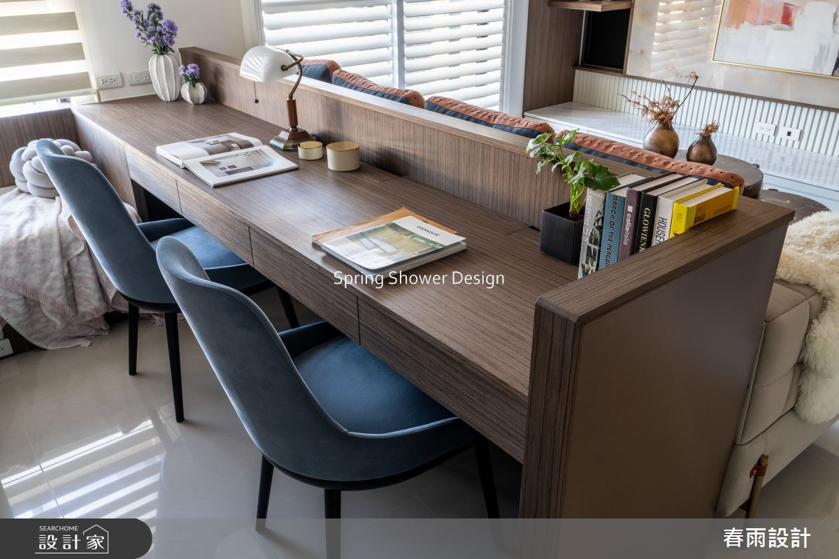 新成屋(5年以下)＿美式風書房案例圖片＿春雨設計＿春雨_246 大安王公館之21