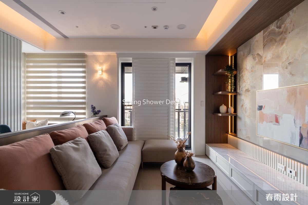 新成屋(5年以下)＿美式風客廳案例圖片＿春雨設計＿春雨_246 大安王公館之17