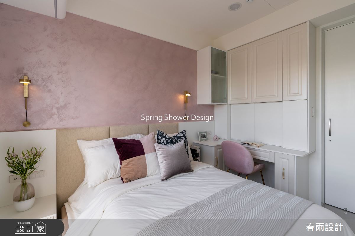 新成屋(5年以下)＿美式風臥室案例圖片＿春雨設計＿春雨_246 大安王公館之34