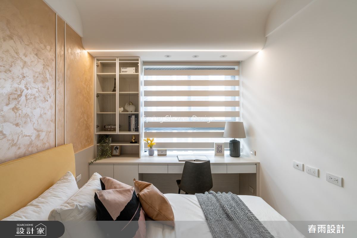 新成屋(5年以下)＿美式風臥室案例圖片＿春雨設計＿春雨_246 大安王公館之41