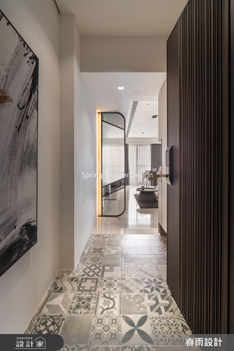 新成屋(5年以下)＿美式風玄關案例圖片＿春雨設計＿春雨_247 欣世代之1