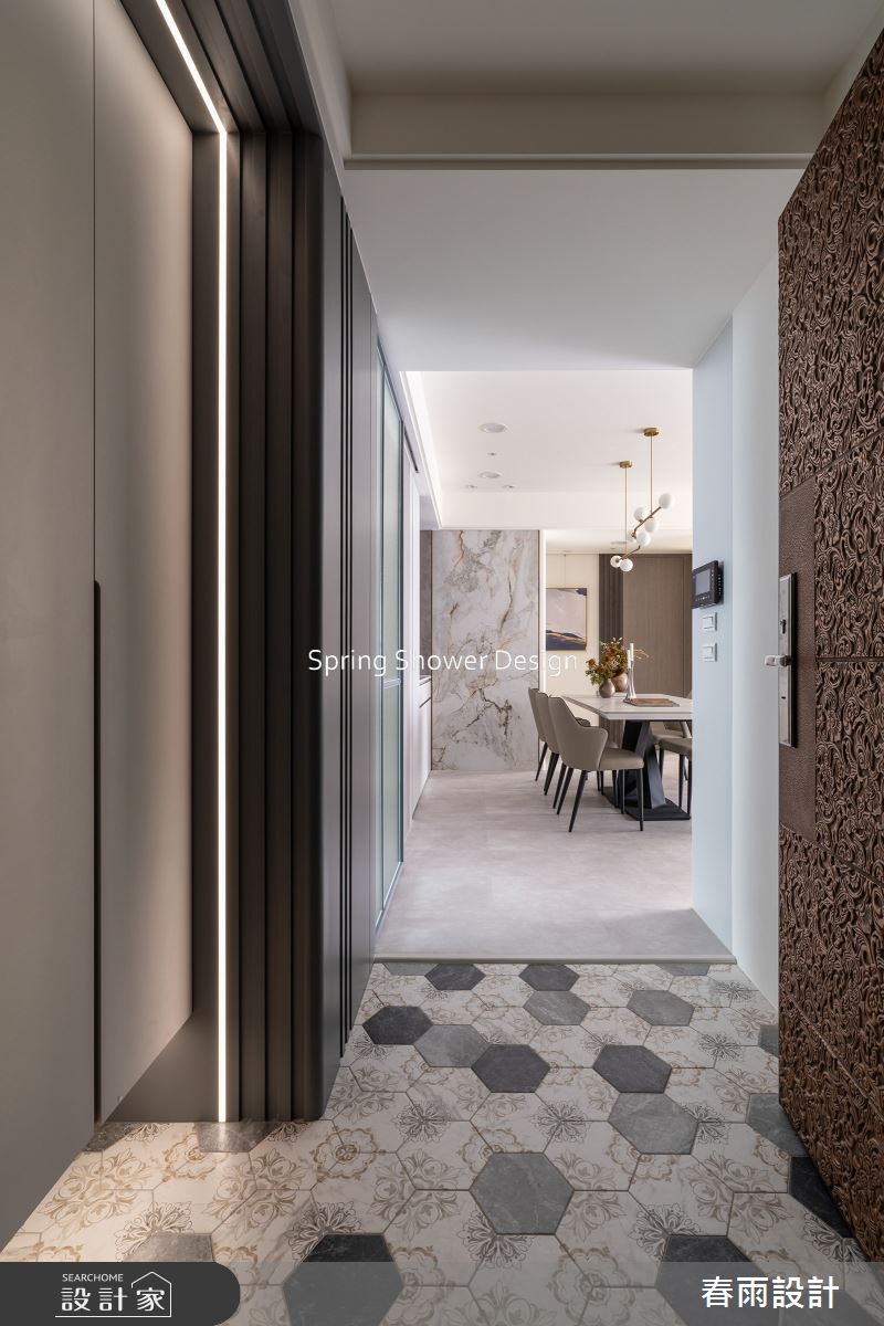 新成屋(5年以下)＿現代風玄關案例圖片＿春雨設計＿春雨_248 富貴名邸之1