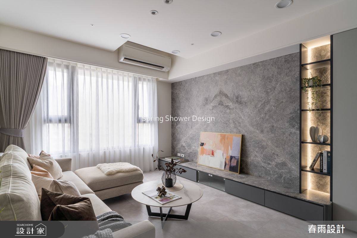 新成屋(5年以下)＿現代風客廳案例圖片＿春雨設計＿春雨_248 富貴名邸之14