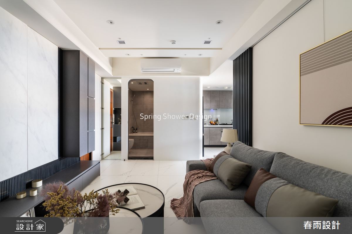 新成屋(5年以下)＿現代風客廳浴室案例圖片＿春雨設計＿春雨_249 廣宇萬和之10