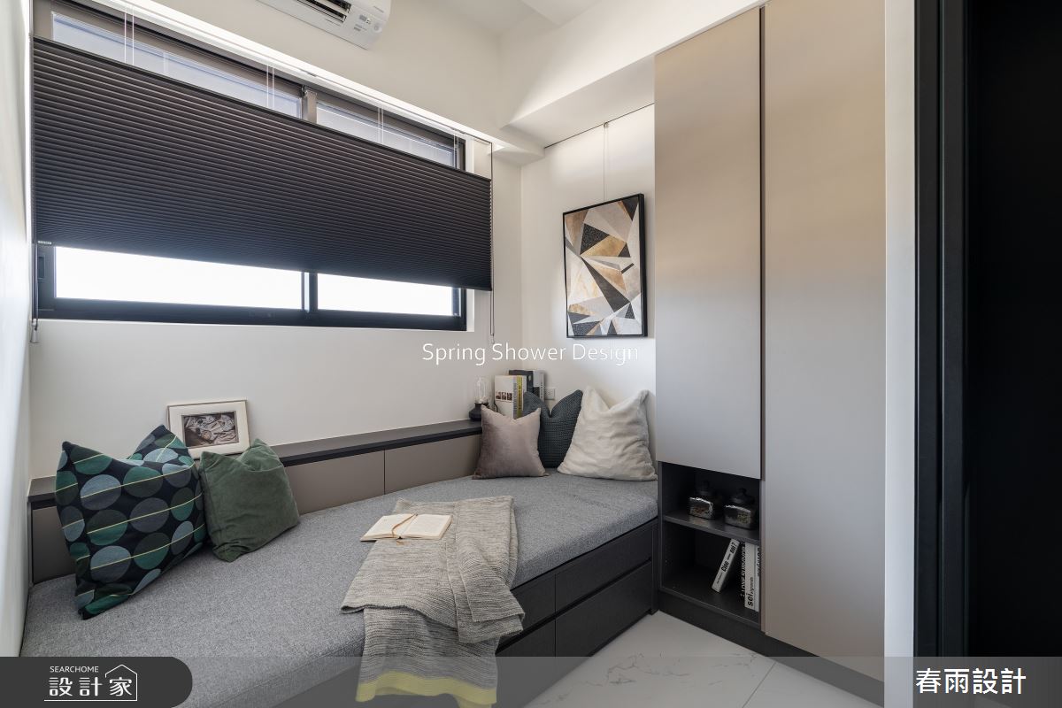 新成屋(5年以下)＿現代風書房工作區臥榻案例圖片＿春雨設計＿春雨_249 廣宇萬和之16