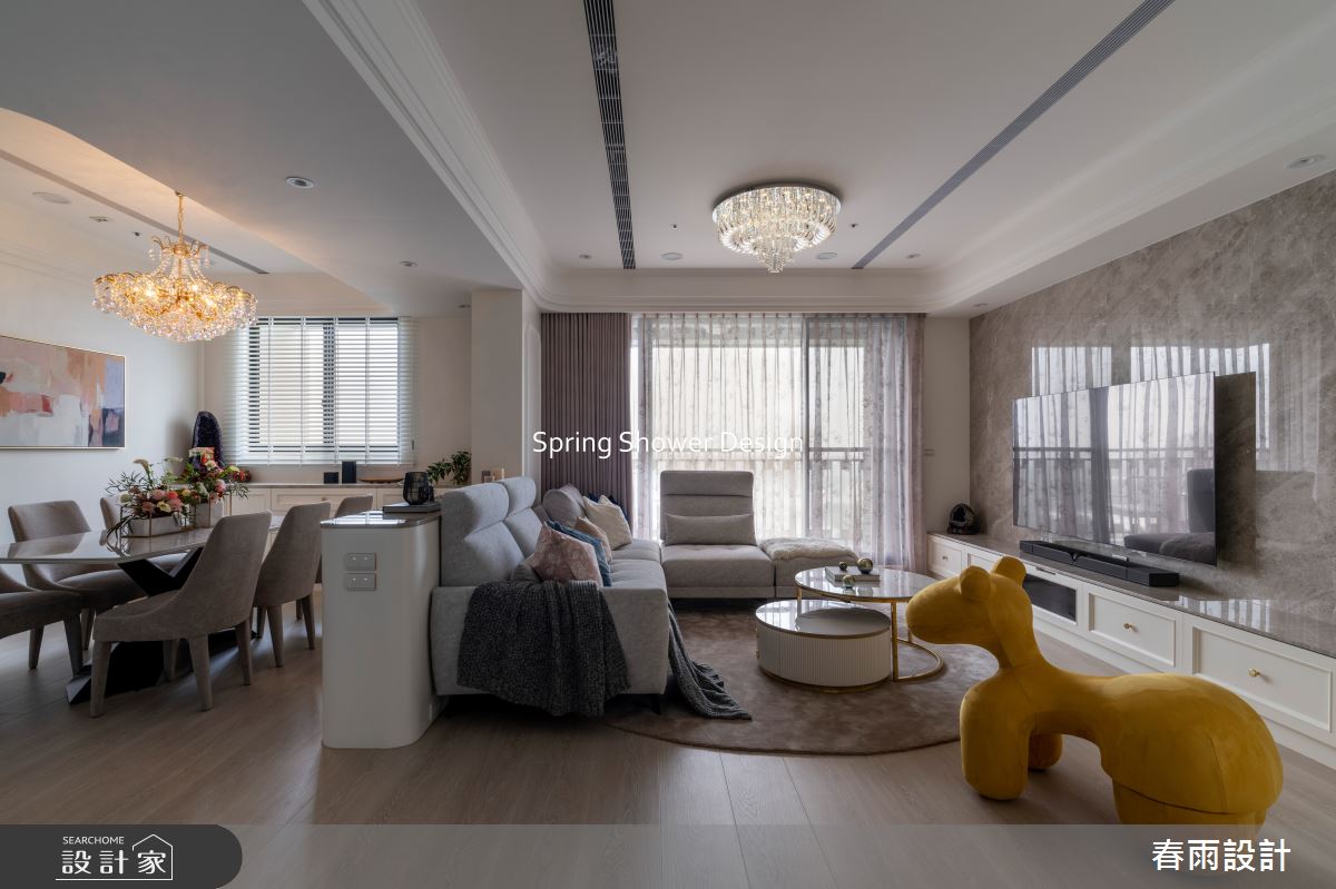 新成屋(5年以下)＿美式風客廳餐廳案例圖片＿春雨設計＿春雨_250 天濶之7