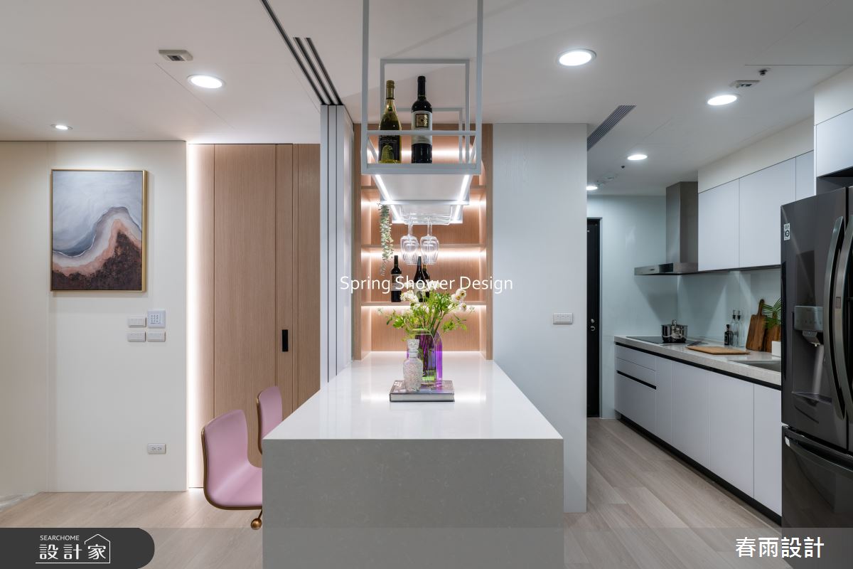 新成屋(5年以下)＿美式風廚房吧檯案例圖片＿春雨設計＿春雨_250 天濶之22