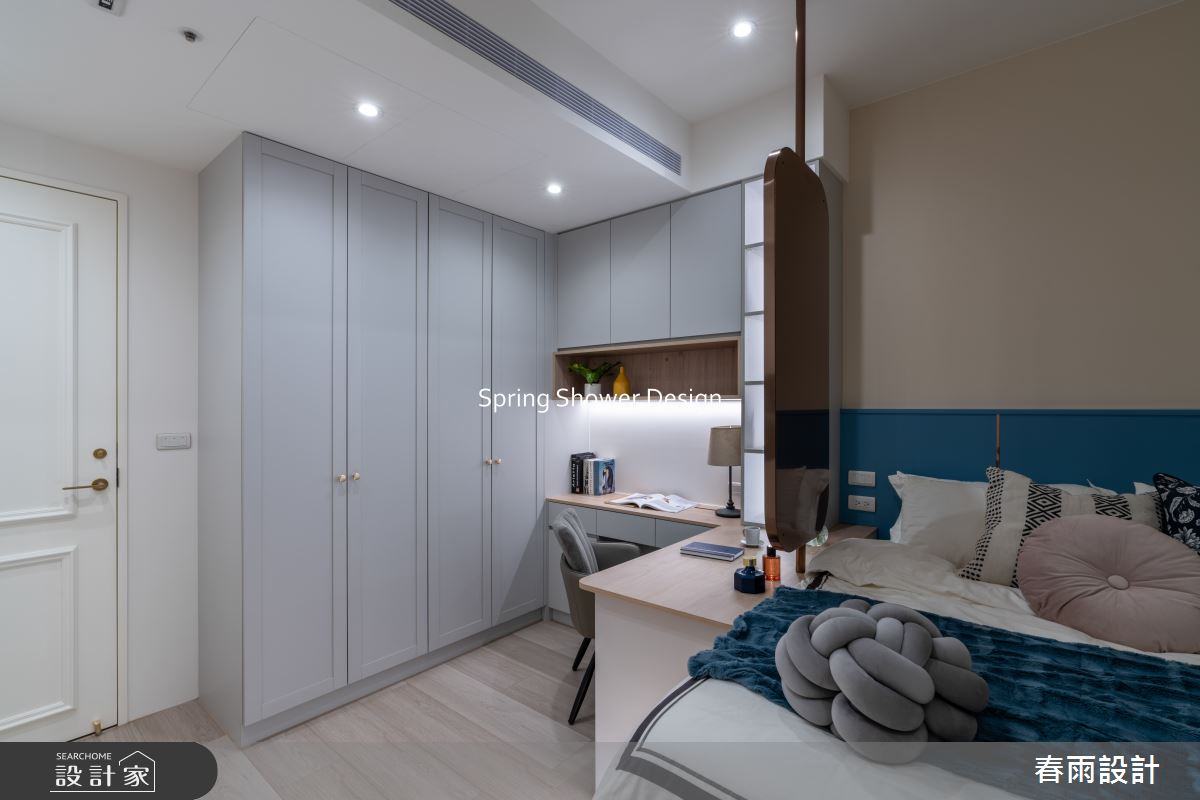 新成屋(5年以下)＿美式風臥室案例圖片＿春雨設計＿春雨_250 天濶之44