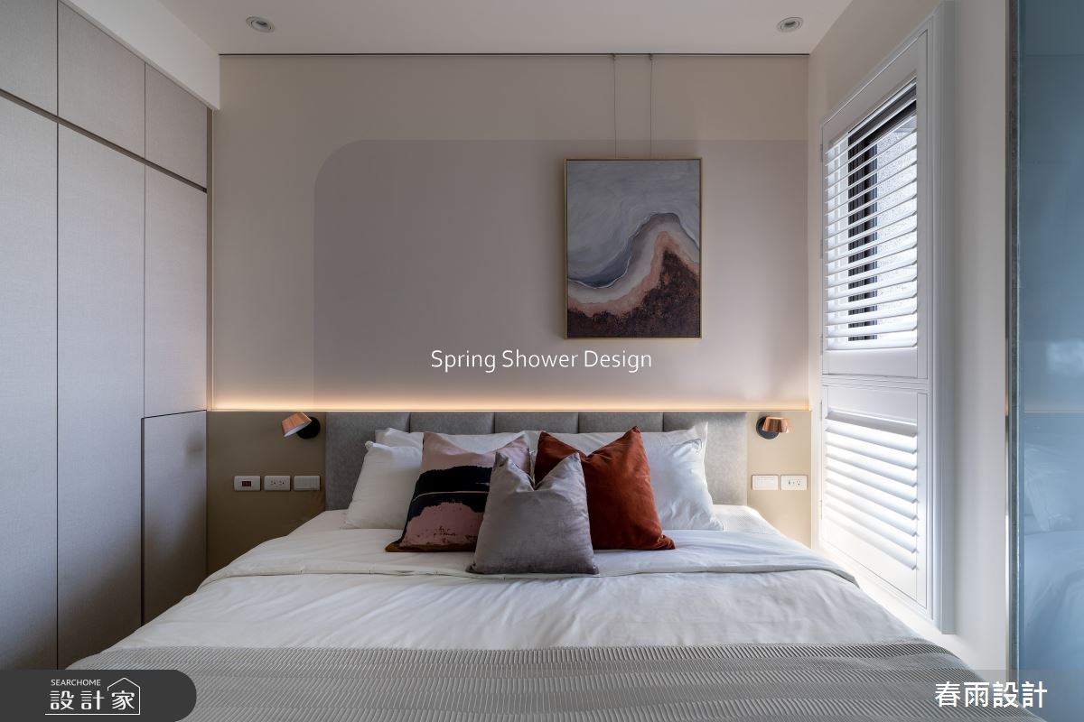 新成屋(5年以下)＿現代風臥室案例圖片＿春雨設計＿春雨_252 玖原君邸之34