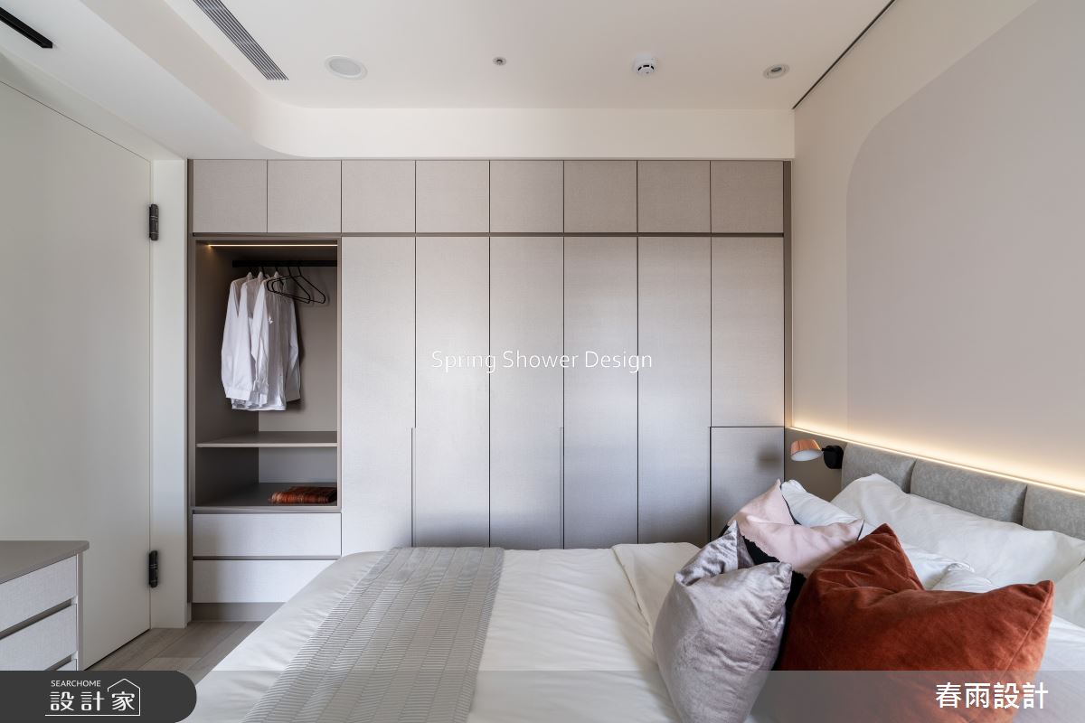 新成屋(5年以下)＿現代風臥室案例圖片＿春雨設計＿春雨_252 玖原君邸之36